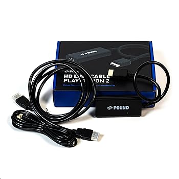 【中古】(非常に良い)POUND PS1＆PS2 HDMI変換ケーブル - RGB信号出力＆720pアップスケーリング、4:3／16:9対応、PlayStation 1（PSX／PS1）＆2（PS2）ゲームを最新テレ