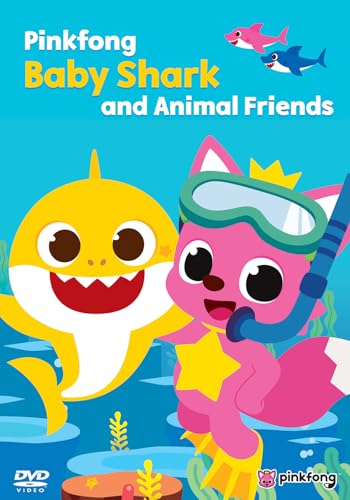 【中古】(非常に良い)Pinkfong Baby Shark and Animal Friends DVD ピンキッツ ベイビーシャークDVD Baby Shark(サメのかぞく)他全63曲80分収録