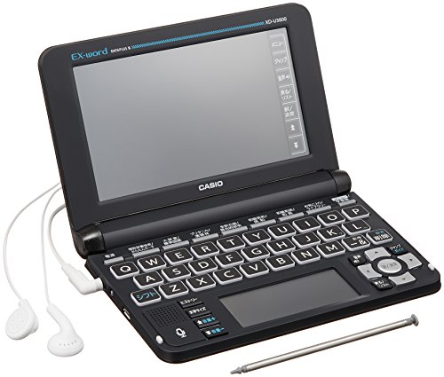 【中古】カシオ 陰電子字引き エクスワード 中学生ひな形 XD-U3800BK 黒いこと