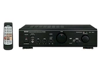 【中古】(人並み外れたに好いたらしい)Denon プリメインアンプ 黒いこと PMA-390／4K