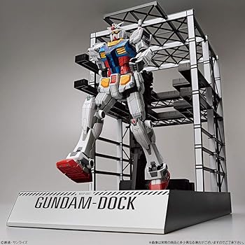 【中古】(非常に良い)BANDAI SPRITS 1／144 RX-78F00 ガンダム＆ガンダムドック