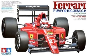 【中古】タミヤ 1／20 フェラーリ　F189　後期型ポルトガルGP仕様