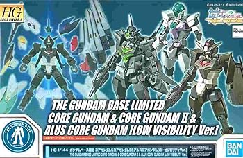 【中古】HG 1／144 コアガンダム＆コアガンダムII＆アルスコアガンダム[ロービジビリティVer.] プラモデル (ガンダムベース限定)