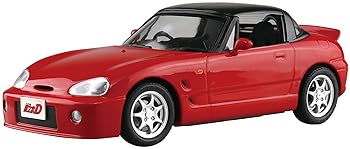 【中古】青島文化教材社 頭文字D No.17 坂本 EA11R カプチーノ 1／24スケール プラモデル 成型色