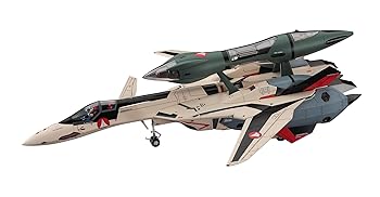 【中古】(非常に良い)ハセガワ マクロスプラス YF-19 w／ファストパック＆フォールドブースター 1／72スケール プラモデル 65885