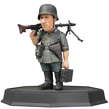 【中古】ファインモールド(FineMolds) 1／12? ワールドファイターコレクション WWII ドイツ陸軍歩兵 マイヤー & MG-34機関銃 プラモデル 未塗装組み立て