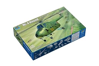 【中古】(非常に良い)トランペッター 1／48 ソビエト空軍 Mi-4 ハウンド プラモデル 05816