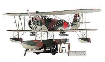 【中古】ハセガワ 1／48 日本海軍 中島E8N1 九五式一号水上偵察機 ディテールアップバージョン プラモデル SP568