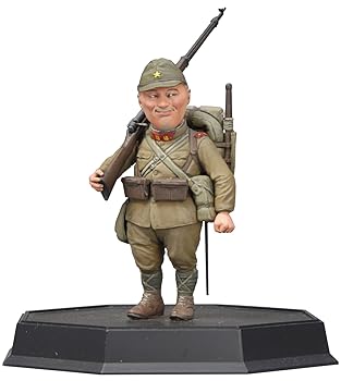 【中古】ファインモールド(FineMolds) 1／12? ワールドファイターコレクション 大日本帝国陸軍歩兵 大清水一等兵 & 三八式歩兵銃 プラモデル 未塗装組み