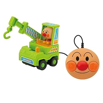 【中古】ジョイパレット(JOYPALETTE) アンパンマン ミニリモコン アンパンマン クレーン車