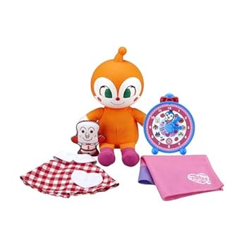 【中古】BANDAI アンパンマン まつげくるりんパチパチおめめ! なかよしドキンちゃん