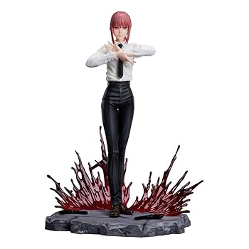 【中古】ふりゅう チェーンソー マン マキマ PVC 像 25cm ブラック
