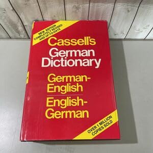 【中古】(非常に良い)●カッセル 独英英独 辞書●Cassells German EnglishEnglish German Dictionary辞典ドイツ語独逸語英語Harold T.Betteridge5541