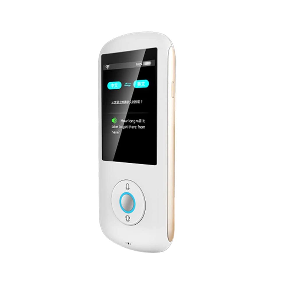 【中古】(非常に良い)音声デバイス オフライン、言語デバイス、スマート言語 音声 2.4 インチ タッチ スクリーン 26 言語 WiFi ポケット電子機器 学習 旅行 ショッピング 効率が必要 To pursue ha
