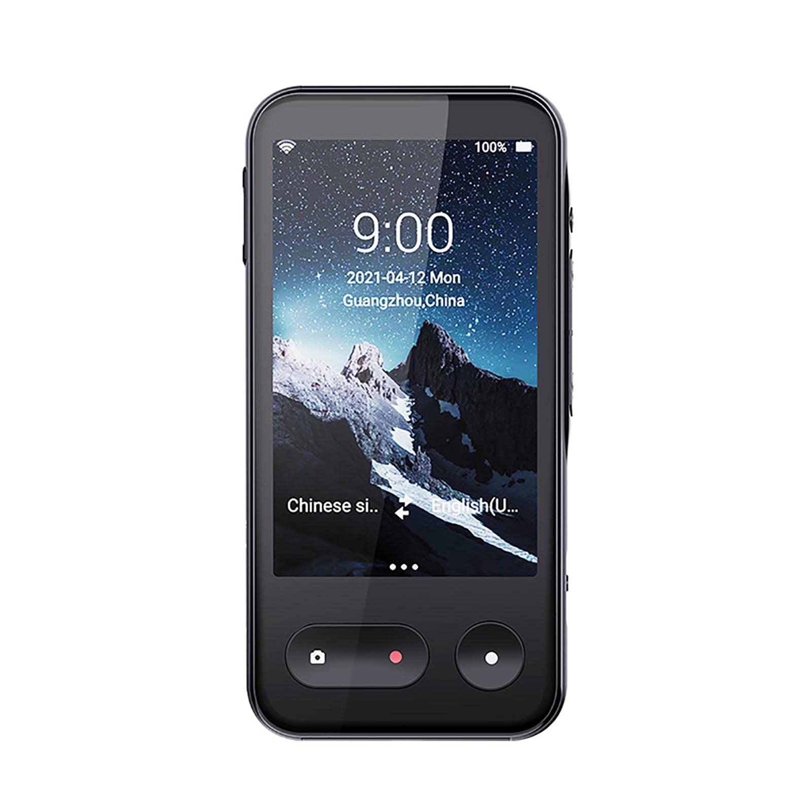 【中古】(非常に良い)言語ポータブルインスタントデバイス - ポータブル言語双方向インスタント音声、ポータブル双方向音声通訳、ポータブル外国語デバイス効率 Beauty Comes