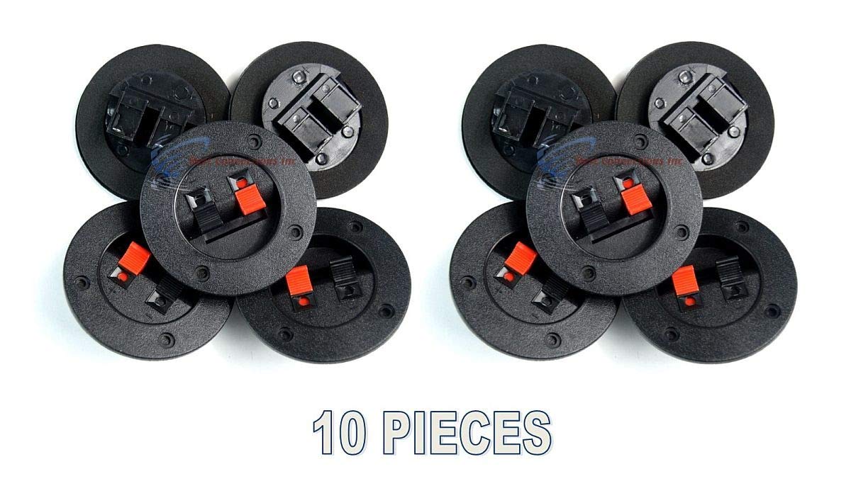【中古】(人並み外れたに好いたらしい)10パックスピーカーラウンドボックススピーカーターミナルカップスプリングPostサブウーハースピーカーボックス