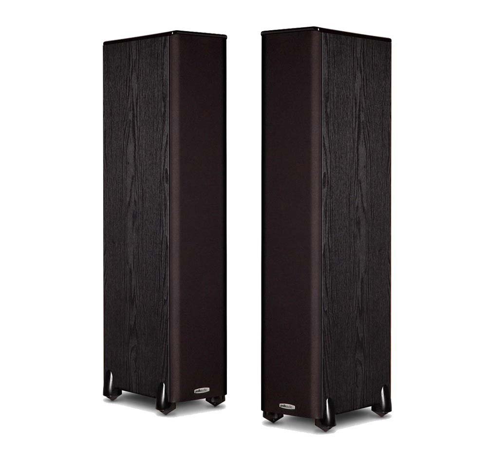 【中古】(人並み外れたに好いたらしい)Polk Audio TSi300 フロアスタンディングスピーカー ありの実 黒いこと