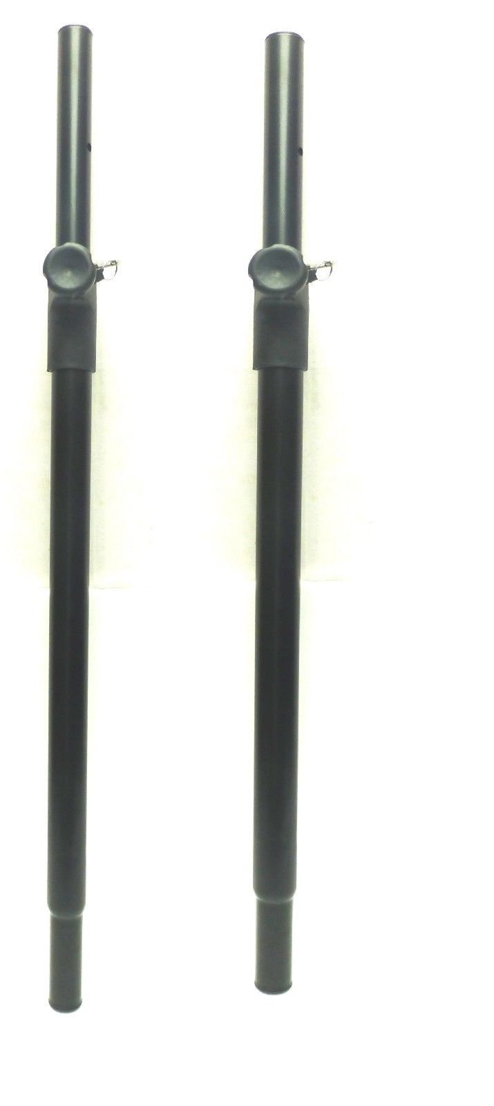 【中古】(非常に良い)サブウーハースピーカー極( 2 ) 2つの調整可能な延長シャフト1 3 / 8 スピーカー