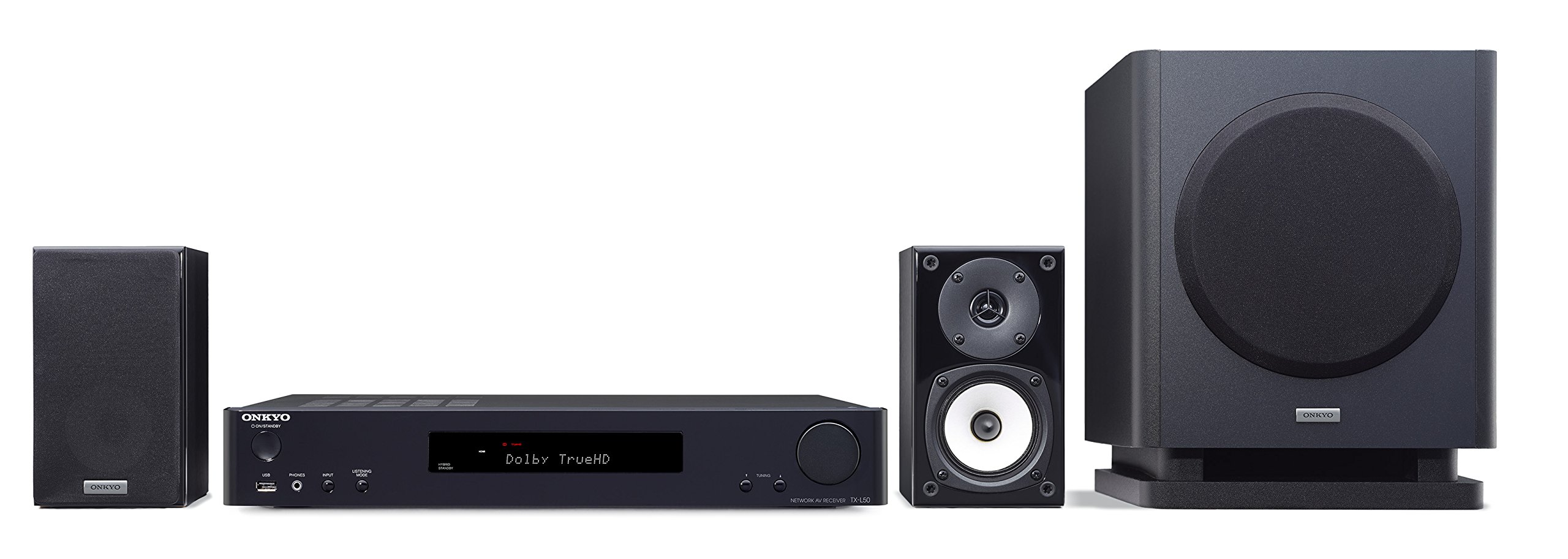 【中古】(未当て嵌める・未開封品)ONKYO 活動写真包み 2.1ch/ハイレゾ音源相応う/4K相応う/AirPlay相応う 黒いこと BASE-V60(B)