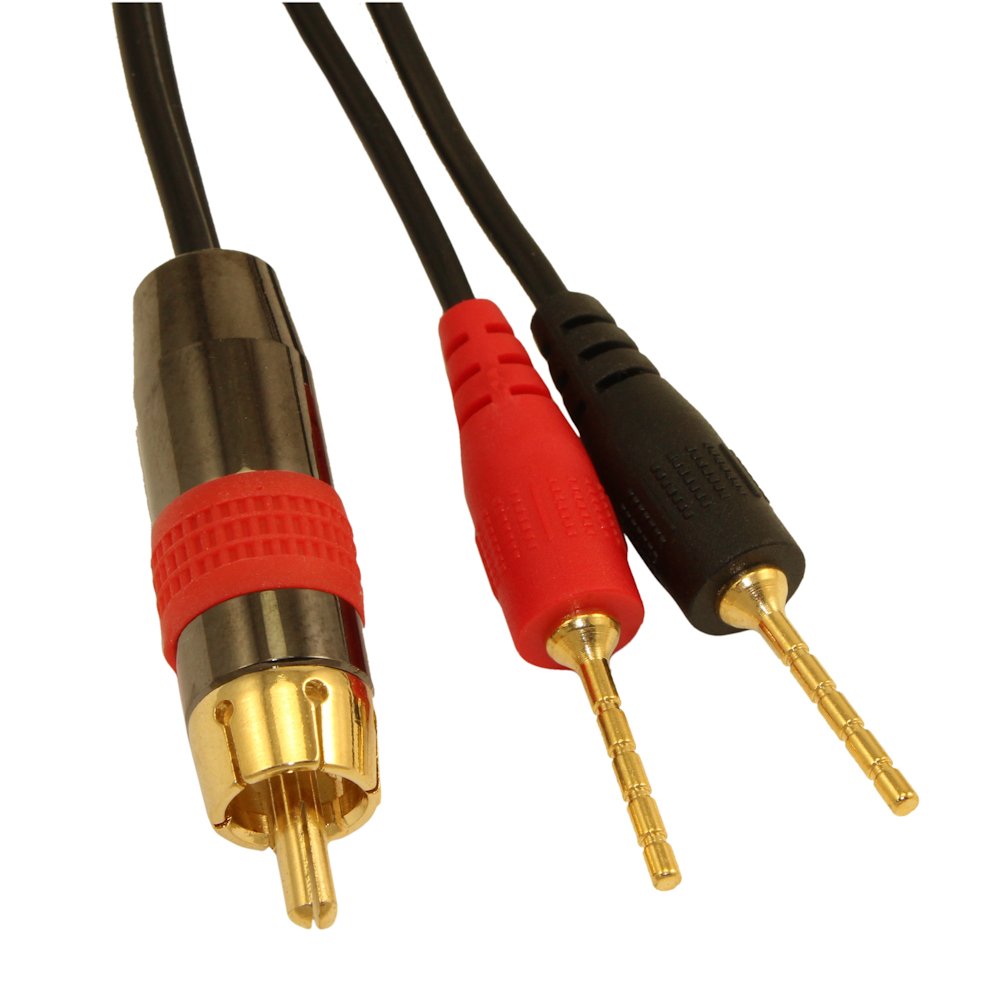 【中古】(人並み外れたに好いたらしい)mycablemart 12 フィート 1ワイヤサブウーハー18 AWG ( 1 RCA to 2 Pos / Neg金棒引き繋ぎ合わせる)