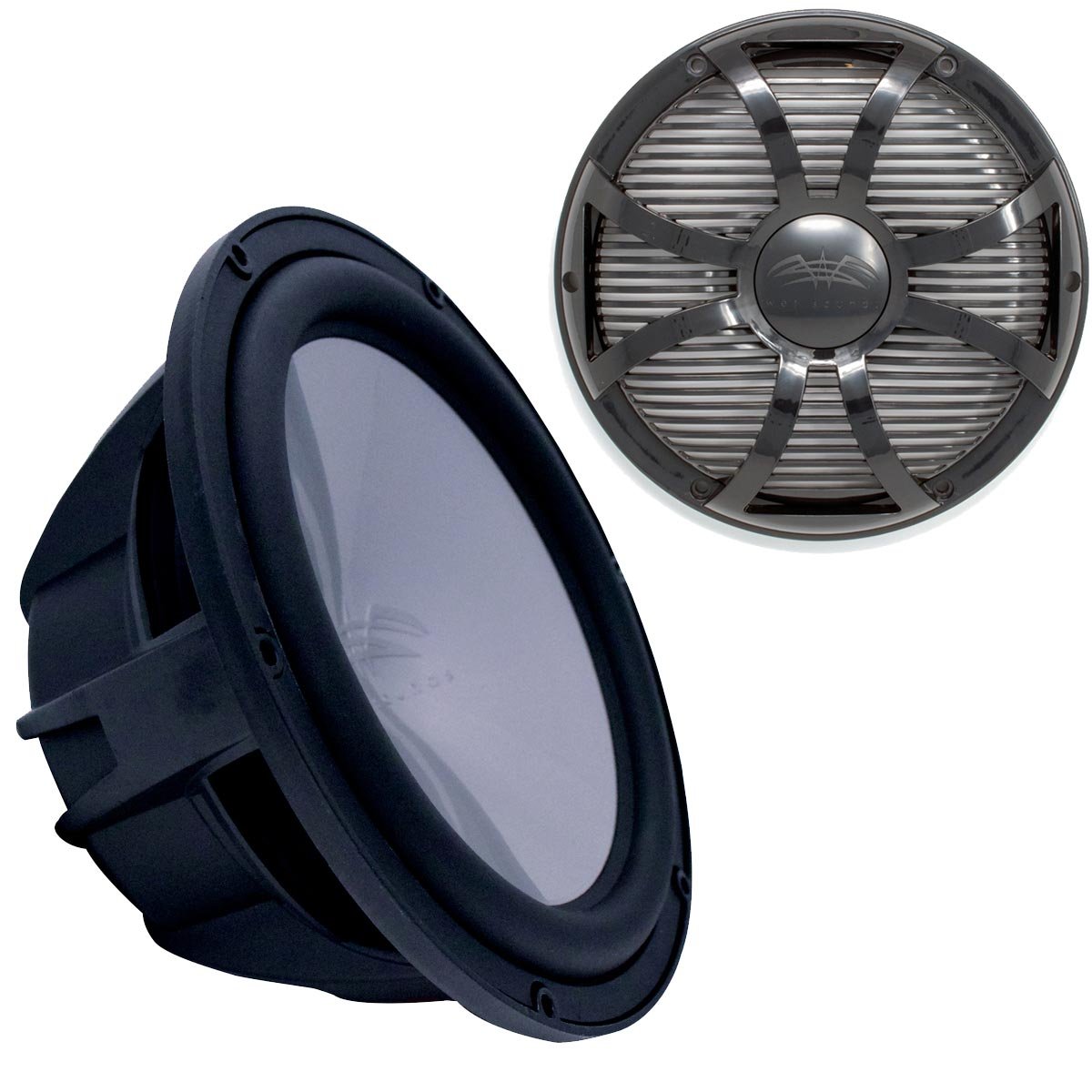 【中古】(人並み外れたに好いたらしい)濡れSounds revo12hps4-b Revo高ワット数12 サブウーファーグリル ? ブラックサブウーハー\u0026黒いこと閉じた面SW食べ物屋
