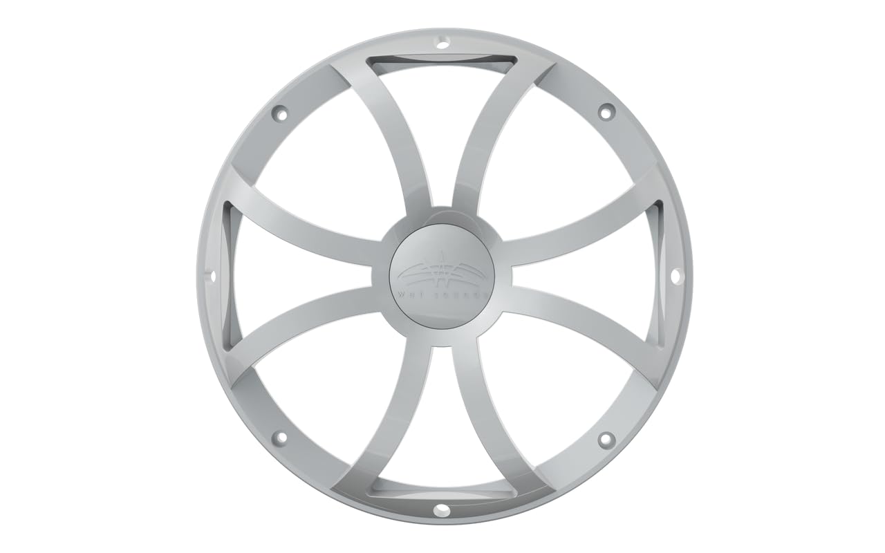 【中古】(未使用・未開封品)濡れSounds Revo 12 xs-sグリルシルバーXSオープンスタイルグリルfor the Revo 12インチLED Marineサブウーハー