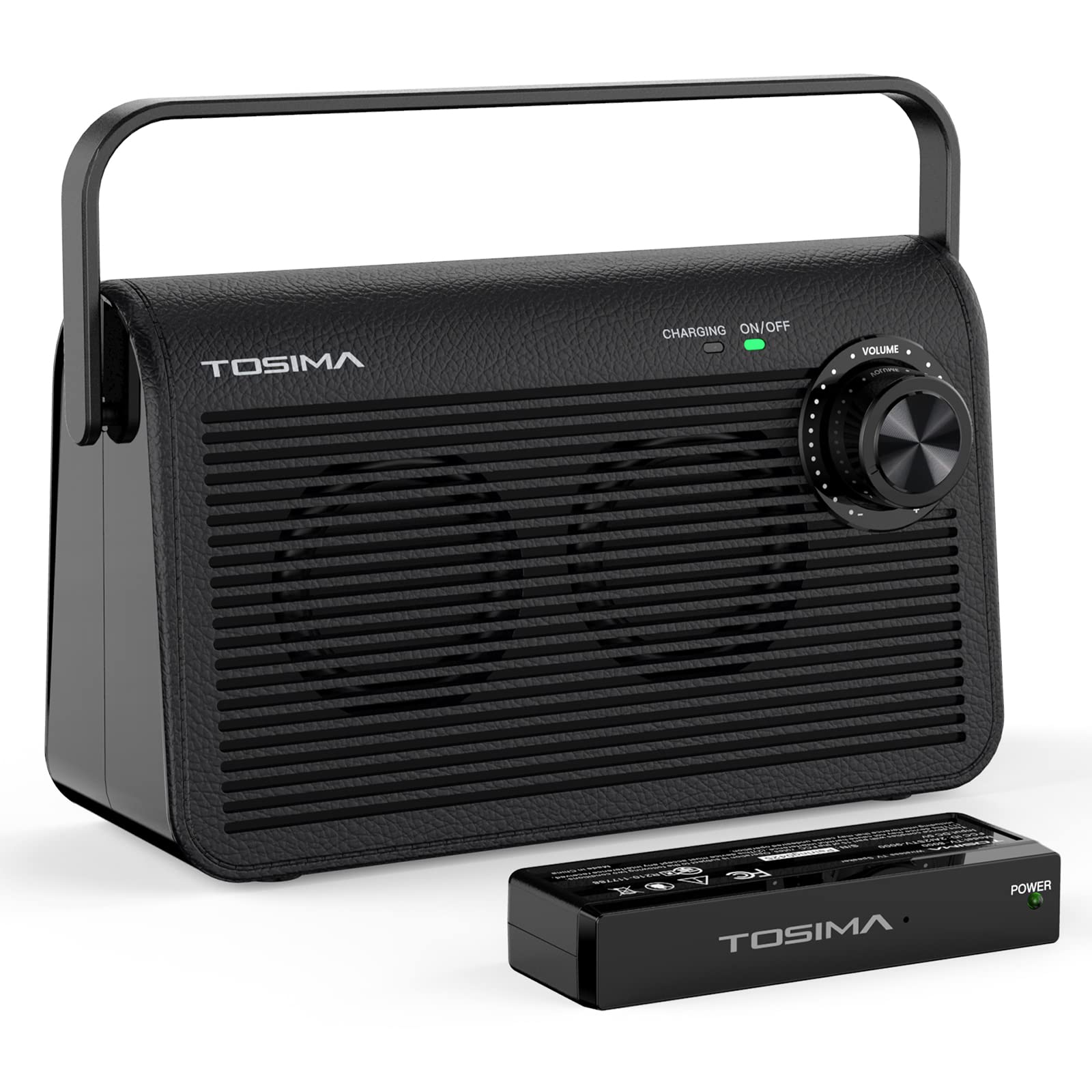【中古】(未使用・未開封品)Tosima 手元スピーカー テレビ用 高齢者 ワイヤレス TV-9000 tvスピーカー 敬老の日 高齢者向けのポータブルスピーカー プレゼント 老人 テレビ スピーカー 耳元 大音量 音声