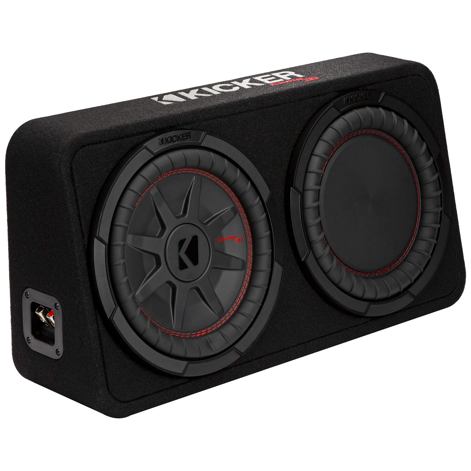 【中古】(非常に良い)KICKER キッカー 48TCWRT102 最大入力800W 2Ω 25cmウーファー搭載 サブウーハーエンクロージャー 【リフレックスサブウーハー付き】 日本正規品 90,841円