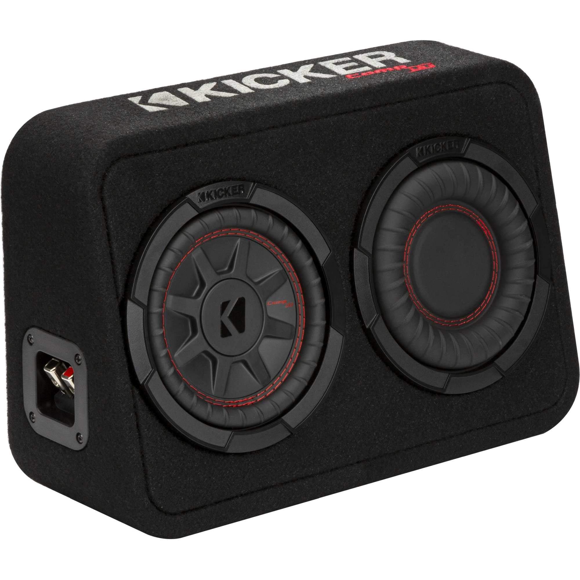 【中古】(人並み外れたに好いたらしい)KICKER キッカー 48TCWRT672 CompRT 最大限度インプット300W 2Ω 16.5糎ウー毛皮積み上げる サブウーハーエンクロージャー 日本置き目品