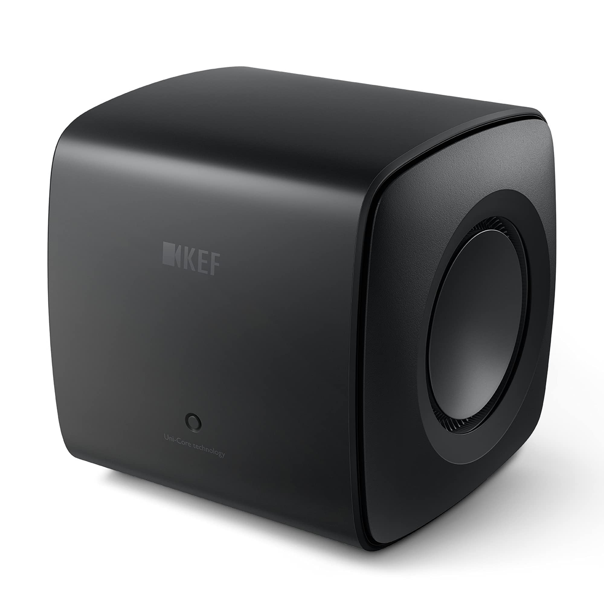 【中古】(未使用・未開封品)KEF KC62 サブウーファー / 1000ワット / クラスDアンプ搭載 / 6.5インチフォースキャンセリングドライブユニット / ブラック black