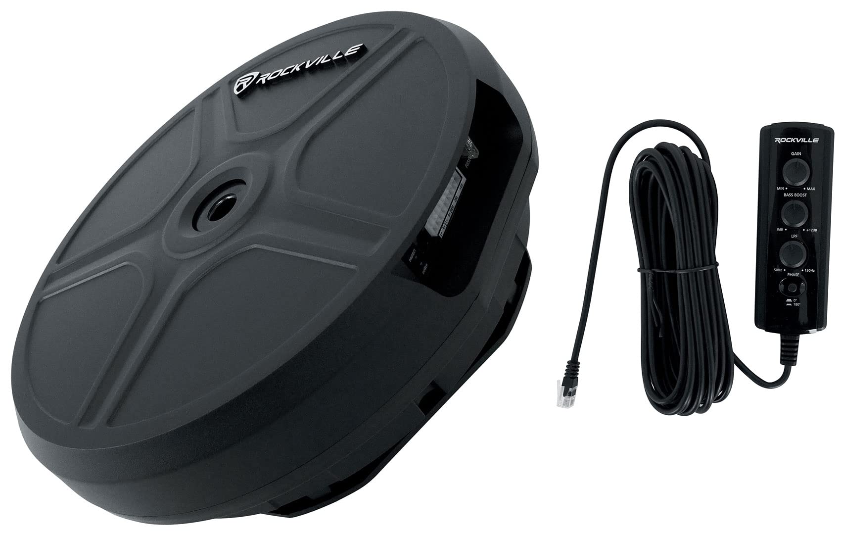 【中古】(人並み外れたに好いたらしい)Rockville RockGhost V2 パ単語11in 800w カーサブウーファー スペア部品タイアの内部に相応う、黒いこと