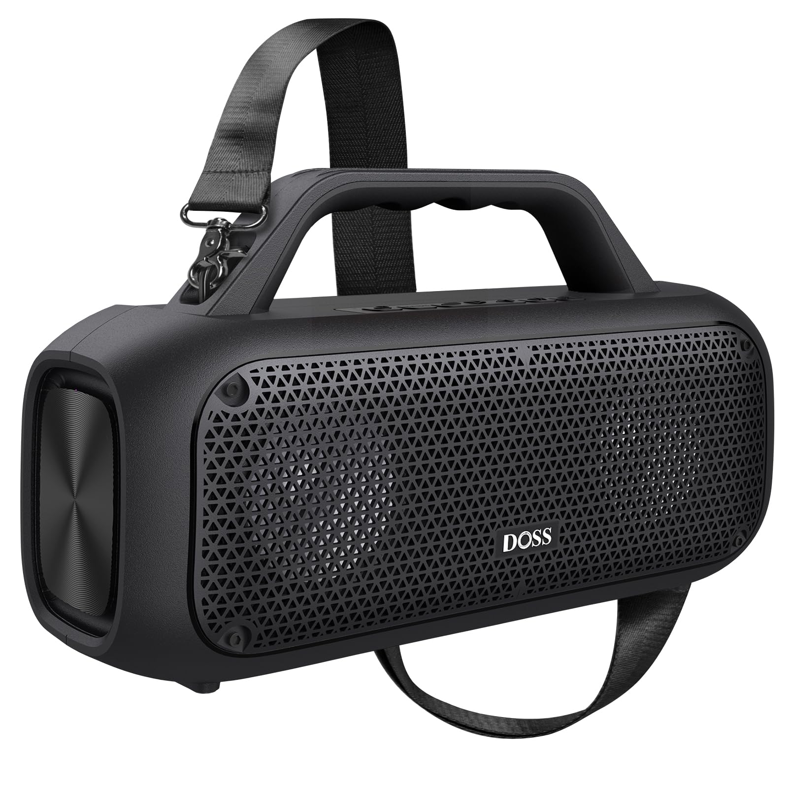 【中古】(未当て嵌める・未開封品)DOSS Extreme Boom Bluetooth金棒引き 60W大音の大きさ ブルートゥーススピーカー IPX6雨合羽 30第四次元生まれ変わり 無線電話金棒引き 携帯型 低音部強化因子 パッシブラジエ