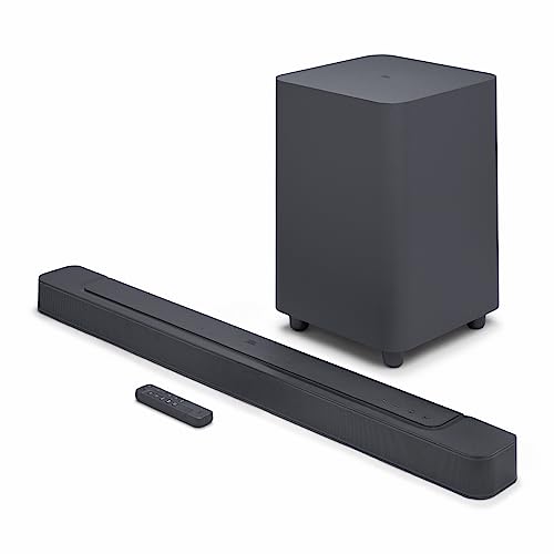 【中古】(未当て嵌める・未開封品)JBL BAR 500 音声赤ちょうちん/5.1ch完膚なきまで無線電話サラウンド/Dolby Atmos/Wi-Fi6内蔵/eARC相応う/MultiBeam/黒いこと JBLBAR500PROBLKJ