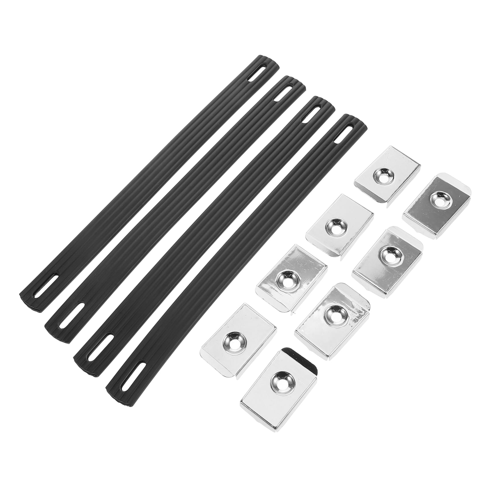 【中古】(未使用・未開封品)HOLIDYOYO 4本 スピーカー ハンドル スピーカー アンプ スト ハンドル スピーカー サプライ品 スピーカー プル スピーカー キャビネット ハンドル ゴム ハンドル 黒 合金
