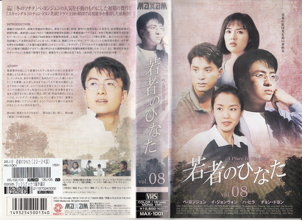【中古】(非常に良い)若者のひなた(8)【字幕版】 [VHS]