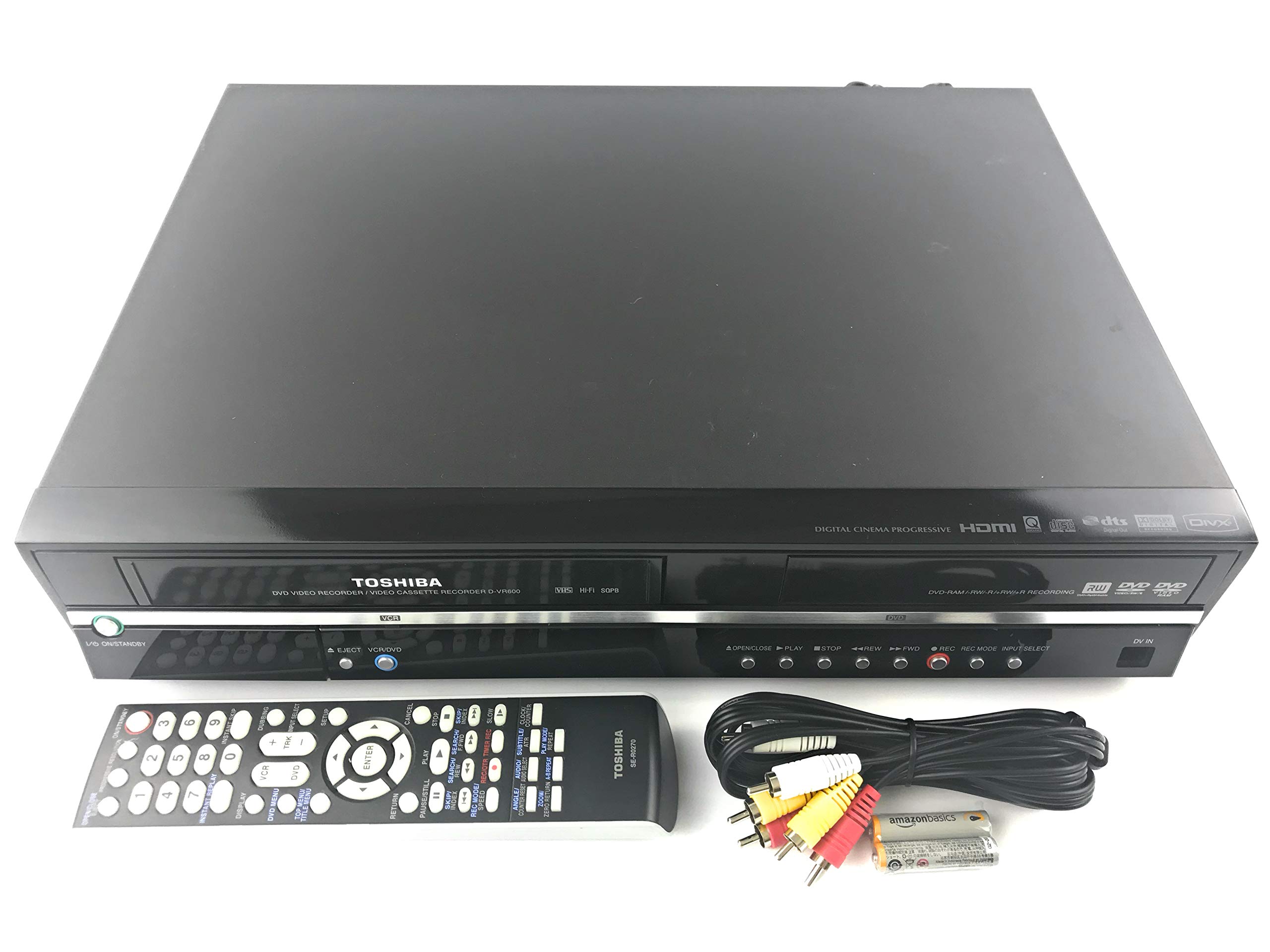 【中古】東芝 D-VR600 ラジオ受信機受け答え 1080i Up-Converting DivX お墨付き ヴィデオディスクリコーダー VCR ジャズバンド 黒いこと