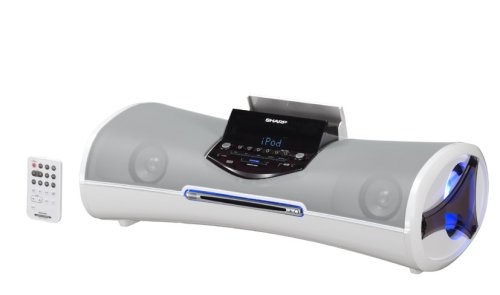 【中古】SHARP ドッキングオーディオシステム iPODドック積み上げるオーディオ CD楽器演奏者 AM／FMラジオ受信機積み上げる 白いこと系 DK-A10CD-W