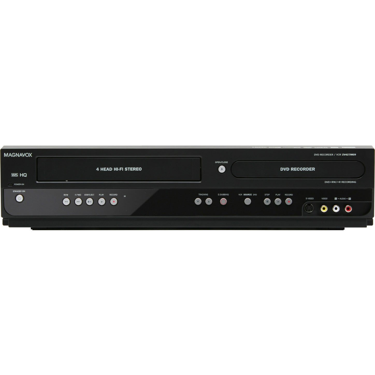 【中古】Magnavox ZV427MG9 ヴィデオディスクリコーダー／ビデオデッキジャズバンド HDMI 1080p アップコンバージョン、ラジオ受信機なし
