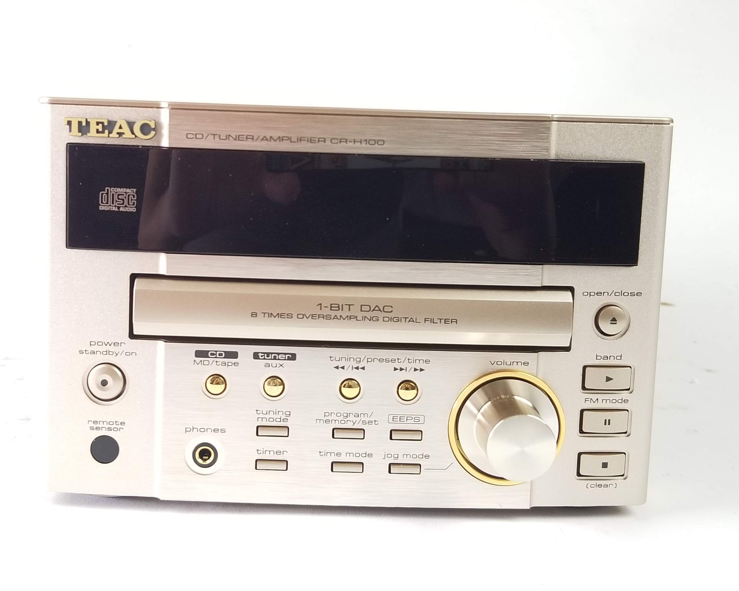 【中古】(人並み外れたに好いたらしい)TEAC ティアック CR-H100 CD／ラジオ受信機／アンプリファイアー（CD受信システム）