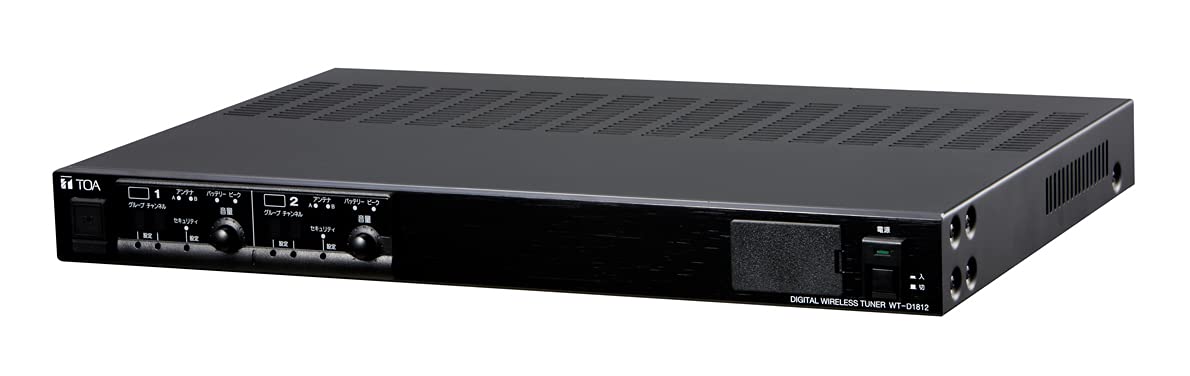 【中古】(人並み外れたに好いたらしい)TOA 800MHz帯デジタルワイヤレスチューナー2ch WT-D1802