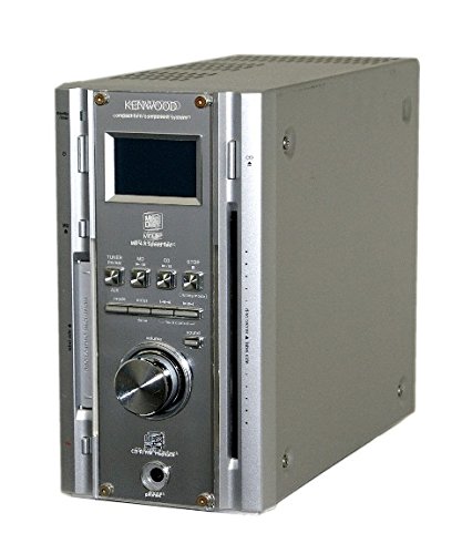 【中古】(人並み外れたに好いたらしい)KENWOOD ケンウッド JVC RD-ES3MD-S しろがね色 コンパクトハイファイコンポーネントシステム ES-3MDの真っただ中単一のもの（CD／MD／ラジオ受信機／アンプリファイアー）