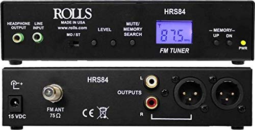 【中古】(人並み外れたに好いたらしい)ROLLS デジタルFMラジオ受信機 XLR付き添い人