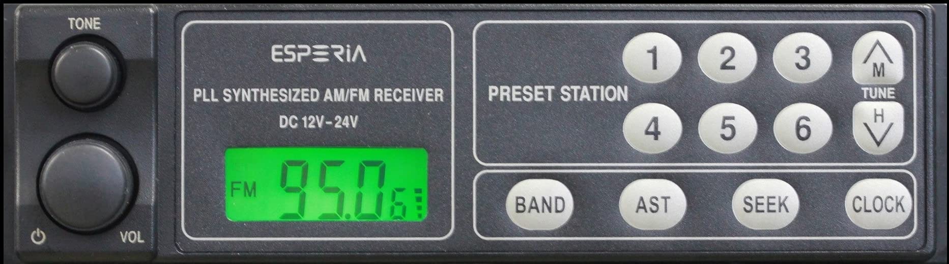 【中古】ESPERIA エスペリア AM／FMモノラルラジオ受信機 KRH-M69N