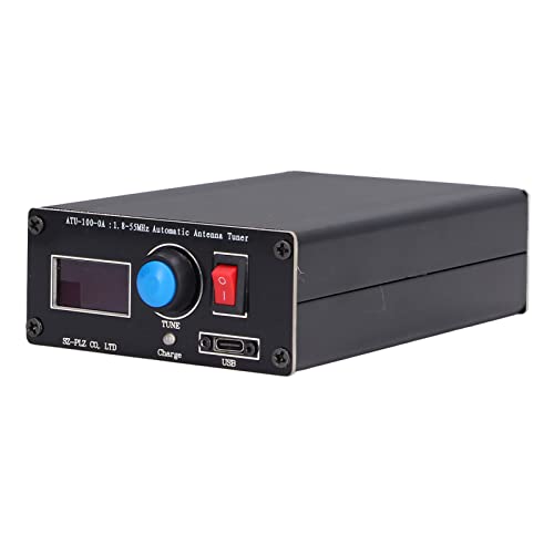 【中古】(非常に良い)自動アンテナチューナー 1.8Mhz~55Mhz ATU?100 ミニUSB充電アンテナチューナー 0.95インチディスプレイ付き