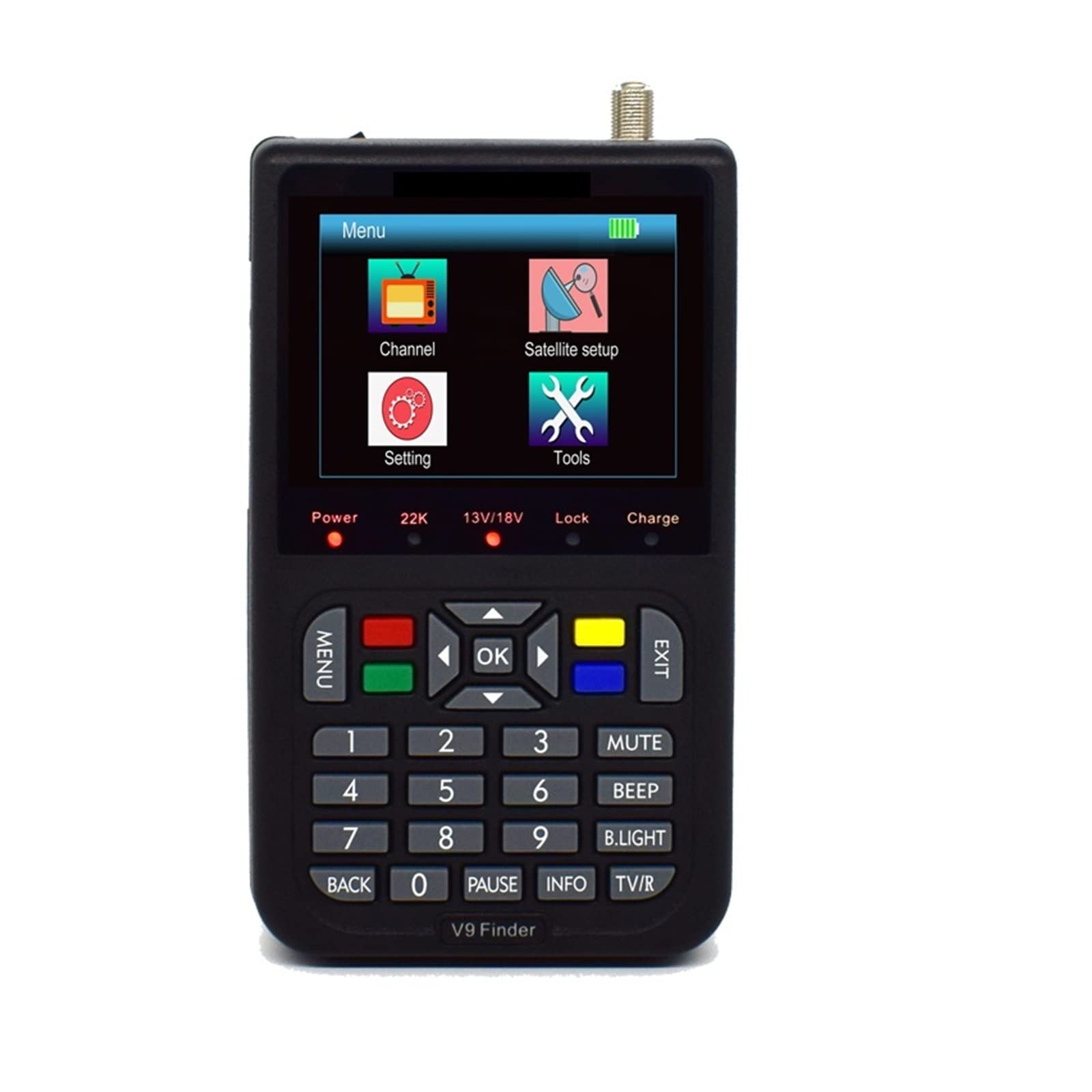 【中古】交通信号ファインダ 人工衛星ファインダ デジタル土ファインダ V9ファインダ デジタルサテライトファインダー 3.5inLCD人工衛星ファインダ デジタルサテライトシグナルファインダーメーター サテライトメ