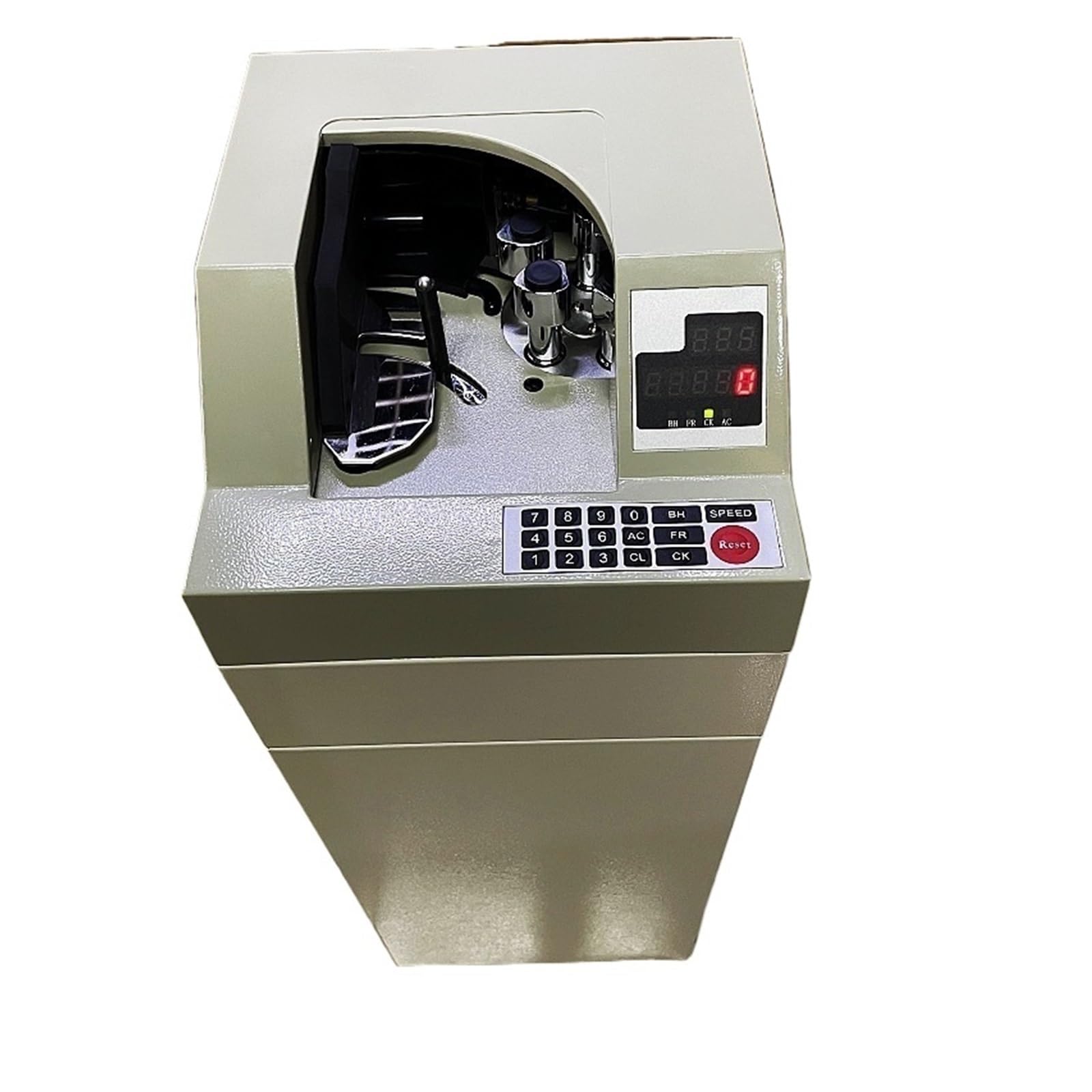 【中古】(人並み外れたに好いたらしい)金銭登録機 外貨カウンタ多貨幣垂直方向無意味さ紙幣カウンタ、預金金融機関専用商業主義用キャッシュレジスターカウンター 中小会社組織／受け売り／食べ物屋向