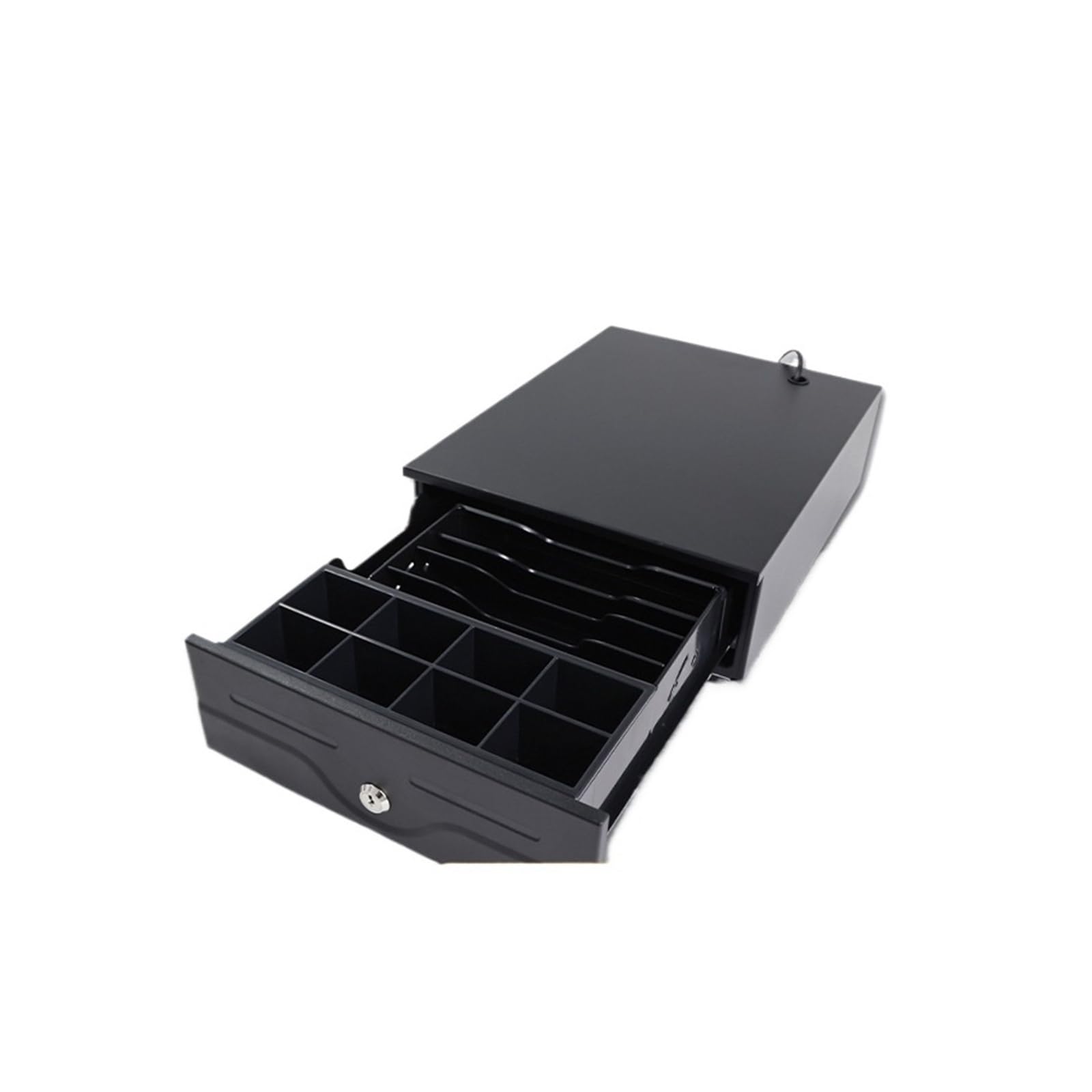 【中古】(人並み外れたに似つかわしい)陰電子金銭登録器 キャッシュドロワー商業主義用現ナマ金銭登録器、240 3素早さ鍵を掛ける能力のあるスーパーマーケットコンビニエンスストアキャッシュレジスターチケットホルダーキャッシュボックス スーパーマーケ