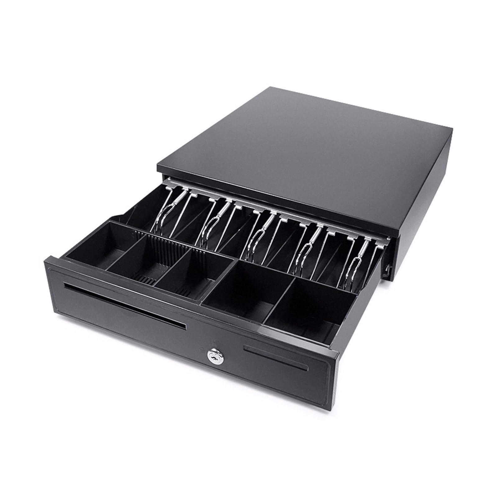 【中古】陰電子金銭登録器 405B 金銭登録器用現ナマボックス席 5区画 3段式現ナマボックス席 百貨店 金銭登録器用ボックス席 鍵を掛ける付き添い人 独立独行当て嵌める可 百貨店、買い出しショッピングセンター、食べ物屋、小