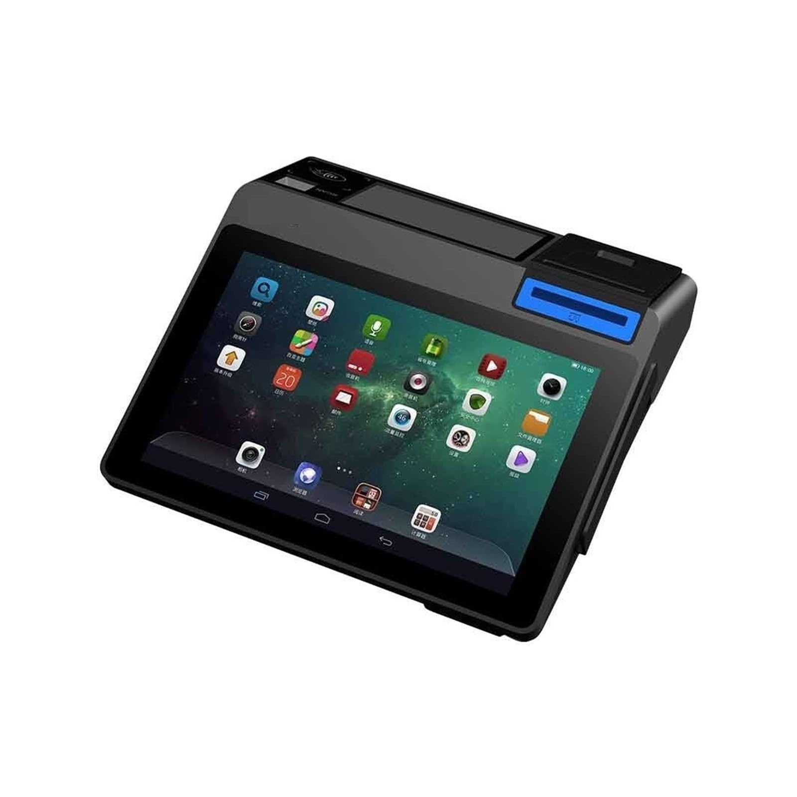 【中古】陰電子金銭登録機 Z100（GMS10.1申し受ける、学習机とっ始め型現ナマ金銭登録機、カードスワイプ、吊りひも走査、受け取り証書刷り上げる役立つこと申し受けるオールインワン機関） 百貨店、買い出しショッピングセンター、大衆食堂、小