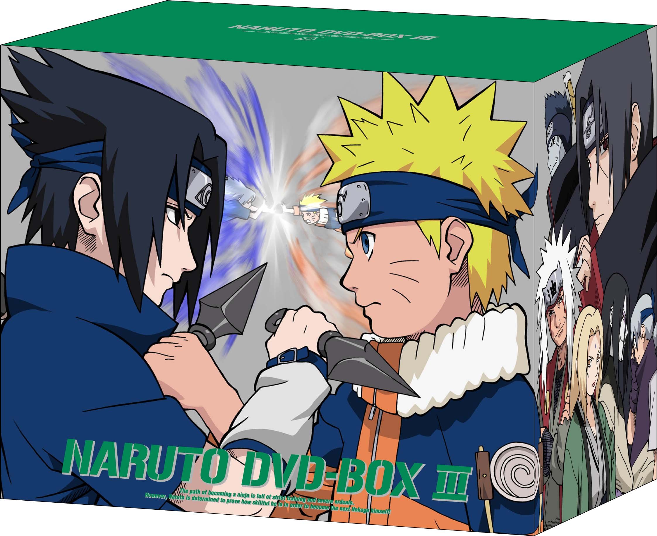 【中古】NARUTO-ナルト- DVD-BOX III 激突!ナルトVSサスケ|COCOHOUSE